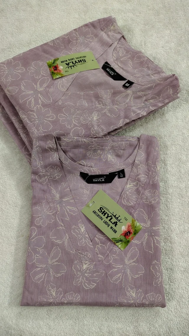 Premium Rayon Kurti With Side Pocket