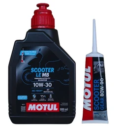 MOTUL Motul Scooter Le MB 4T 10W30 800ml Combo With Gear Oil 80W90 120ml - 920ml