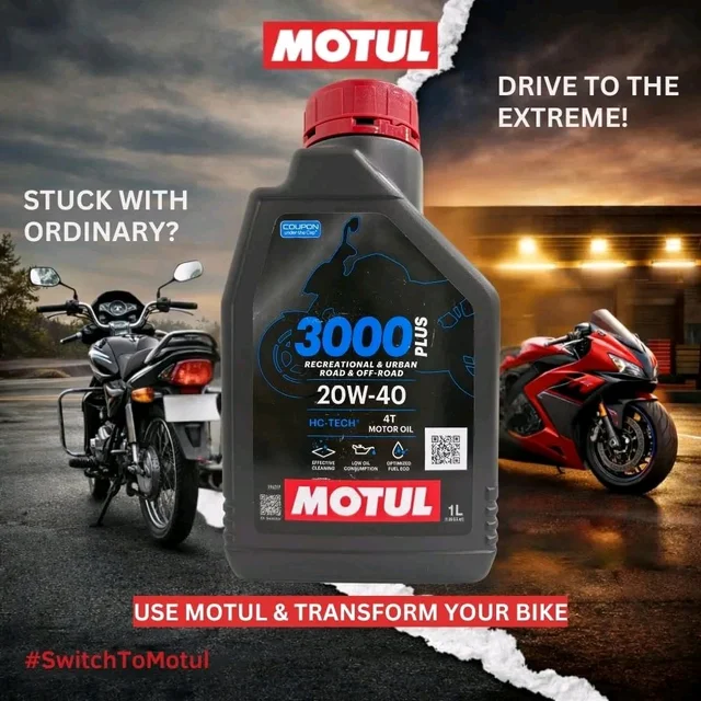 Motul 3000 Plus 4T 20W40 1litre 