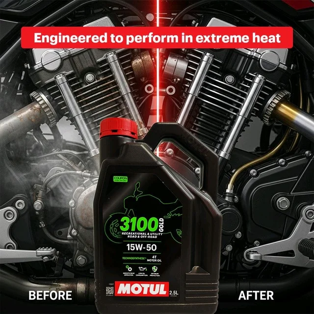 Motul 3100 Gold 4T 15W50 2.5litre