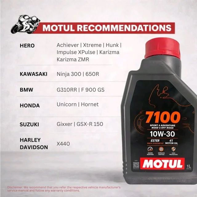 Motul 7100 4T 10W30 1litre 