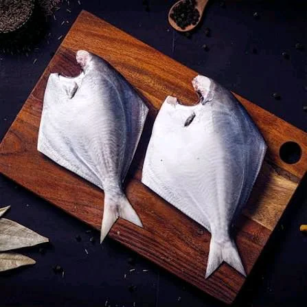 White Pomfret Big(250gm - 300gm) - Cleaned