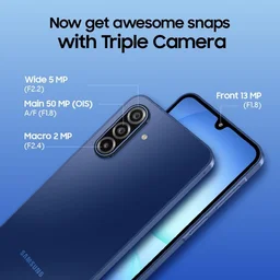 Samsung Galaxy A17 5G (Gray, 6GB RAM, 128GB Storage) | with Travel Adapter | 50 MP No Shake Camera | Gemini Live | Circle to Search | Super AMOLED | Corning Gorilla Glass Victus | 7.5mm Sleek | AI - Gray
