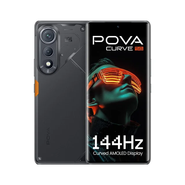 TECNO POVA Curve 5G (Geek Black, 8GB+128GB)