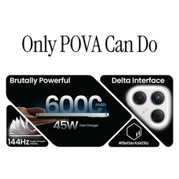 Pova 7 5G (Magic Silver, 8GB+128GB) with No Cost EMI/Additional Exchange Offers
