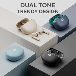 Itel Rhythm with 360° Deep Bass, 10mm Dynamic Driver, AI ENC for Clear Calls, 30H Playtime, Fast Charging, BT V5.3, IPX5 Water Resistance
