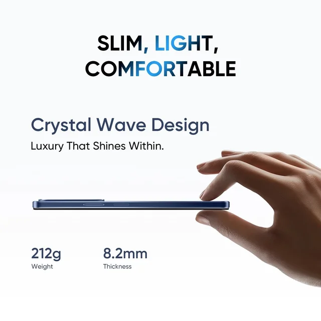 realme 15X 5G Smartphone 8+128GB Marine Blue, 6.8-inch Screen, 144Hz Display,7000mAh Battery, 60W Fast Charging, 50+50MP AI Camera,Dimensity 6300 6nm Octa-core chipset Processor, IP69