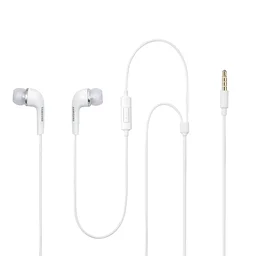 Samsung Original EHS64 Wired in Ear Earphones with Mic, Black - White