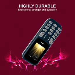 Lava A3 Torch Dual Sim Keypad Mobile Phone | 1750mAh Big Battery | Quad Strip Torch & Slide Button | 1.8" Large Display | Vibration Alert | 7 Language Support -
