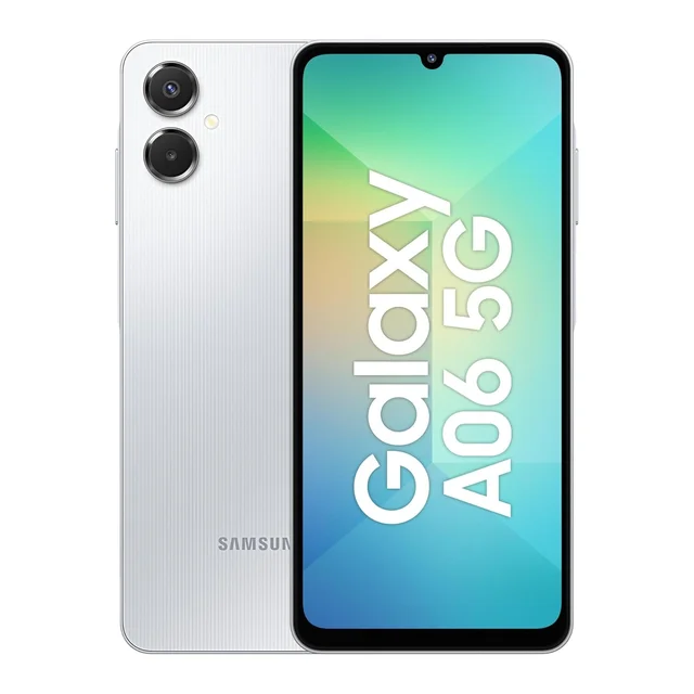 SAMSUNG Samsung Galaxy A06 5G (Gray, 4GB RAM, 128GB Storage) | 50MP Dual Camera | 4 Gen OS Upgrades | IP54 Rating | Voice Focus