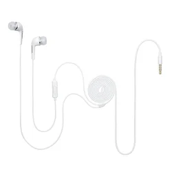 Samsung Original EHS64 Wired in Ear Earphones with Mic, Black - White