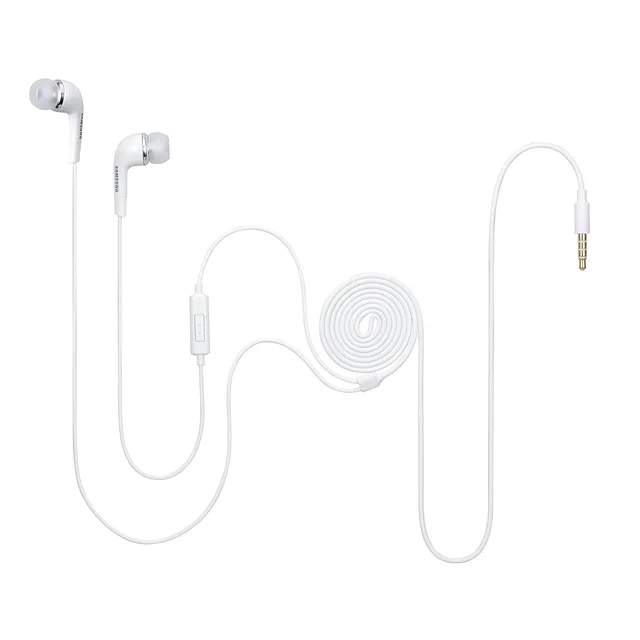 Samsung Original EHS64 Wired in Ear Earphones with Mic, Black - White
