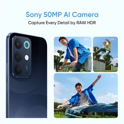 realme 15X 5G Smartphone 8+128GB Marine Blue, 6.8-inch Screen, 144Hz Display,7000mAh Battery, 60W Fast Charging, 50+50MP AI Camera,Dimensity 6300 6nm Octa-core chipset Processor, IP69