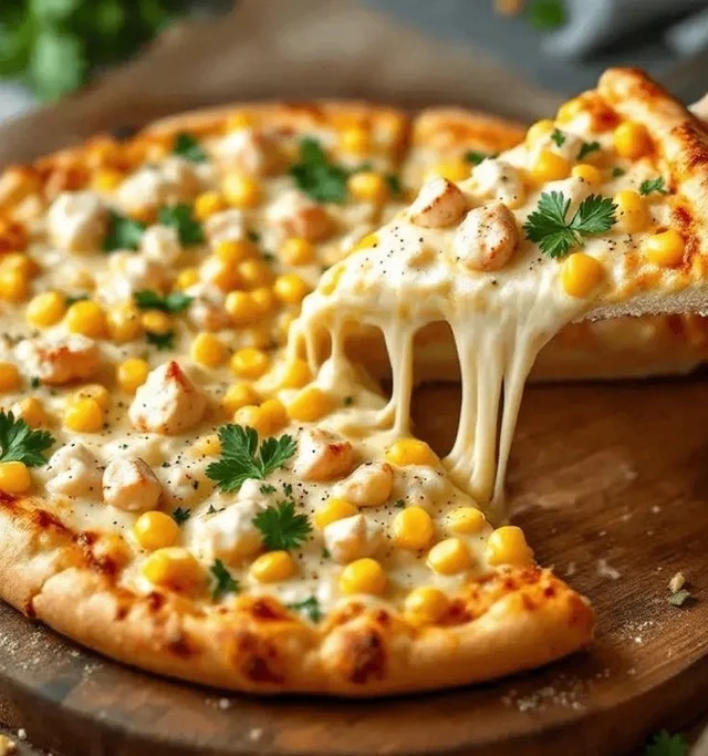 Cheesy Corn Delight Pizza