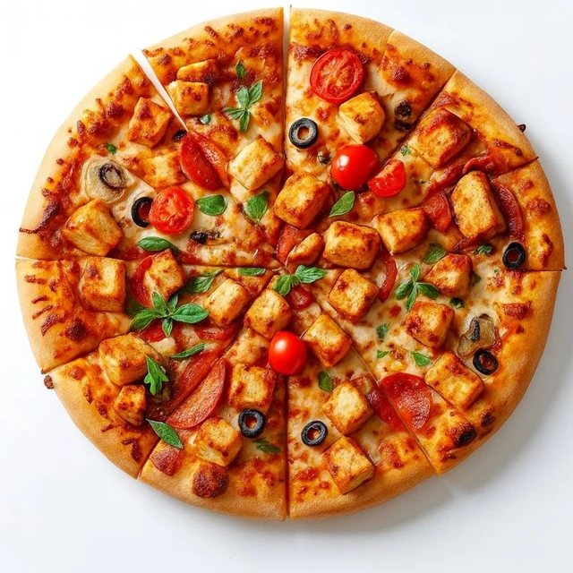 Cheese Tomato & Paneer Pizza – Fresh, Creamy & Delicious | Order Now