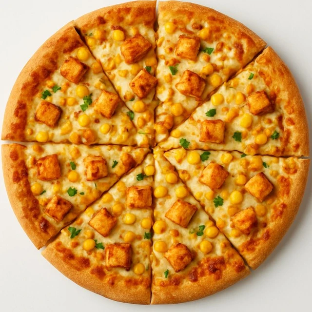 Cheese Corn Paneer Pizza – Fresh, Creamy & Fully Loaded Delight