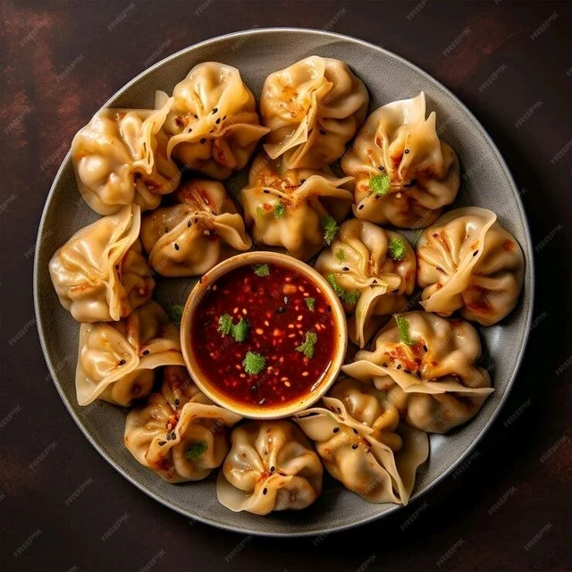 Steamed Veg Momos – Soft, Fresh & Flavorful 