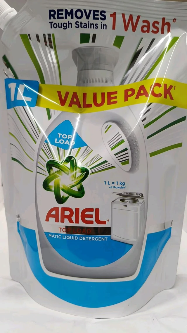 Ariel Liquid Pouch Top Load - 1L
