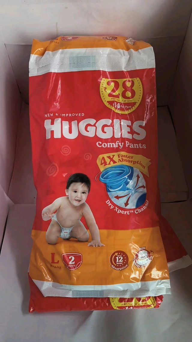 Huggies Large 28/-