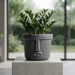 Heaven | Sculpted Premium RotoMould Planter - 16 Inches, Marble Biege