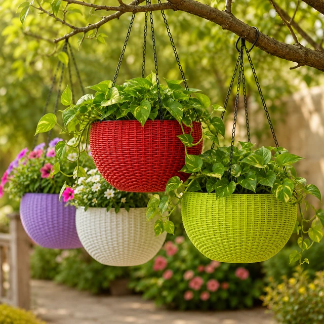 Euro Hanging Basket | Metal Chain Hanging