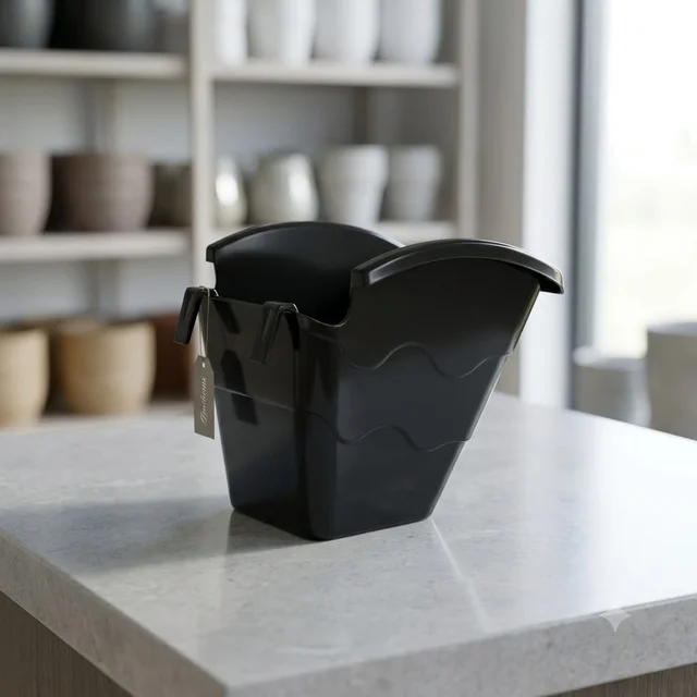 VertiGroww | 5 Inches | Black and Terracotta Pots