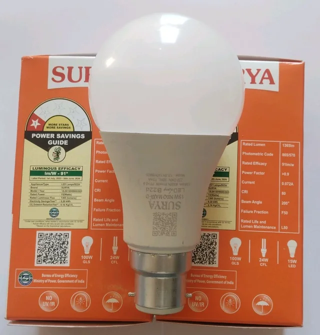 Surya 15W Led Bulb 2pic