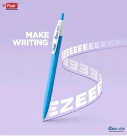 Flair Ezee Click Ball Blue 26 Pens