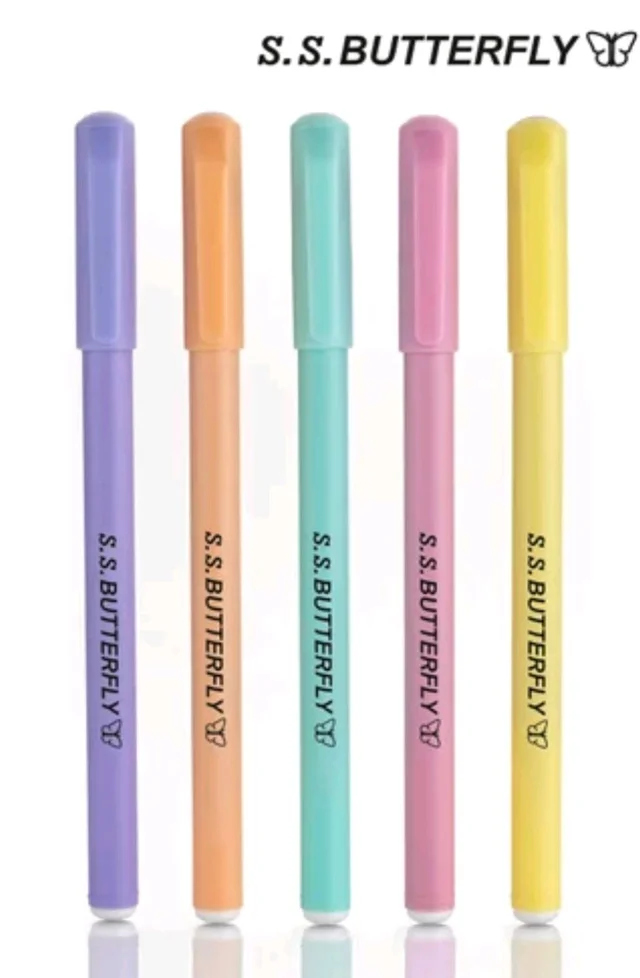 S.S.Butterfly Blue 25 Pens