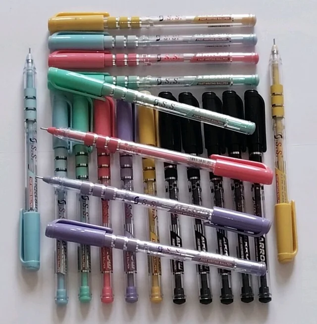 S.S.ball Blue 15 Pens & Black 5 Pens