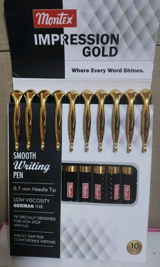 Montex Em.Gold Ball Blue 10 Pens