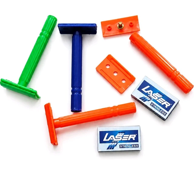 GMK Plastic Razor 4pic With Blades 2pkts