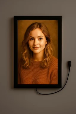 Personalized LED Photo Frame with 12V DC Adapter – Wall Mountable Light Box with Custom Picture – Ideal for Gifts, Home Décor & Events - A4 Size, With Light