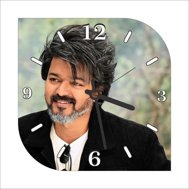 Custom Picture Clock with Multiple Patterns | Elegant Wall Décor | Ideal Gift for Family, Couples & Celebrations (Pattern 102) - 12x12 Inch