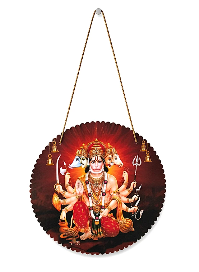 Hanuman Ji Wall Hanging | Panchmukhi Hanuman Ji | Hanuman Ji Photo | Hanuman JI Wall Art | Hanuman Ji Wall Decoration