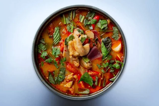 Hot & Sour Chicken Soup