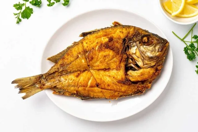 Pomfret Golden Fried