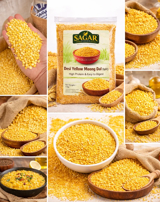 Premium Desi Moong Dal (Yellow Split) / பாசிப்பருப்பு( 500Gram)