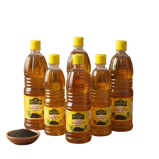 Mara Chekku Gingelly oil / மரச்செக்கு நல்லெண்ணெய்- - 1Ltr
