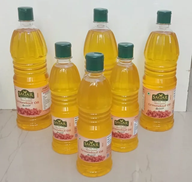 Mara Chekku Groundnut oil / மரச்செக்கு கடலை எண்ணெய் -1Ltr - 1Ltr