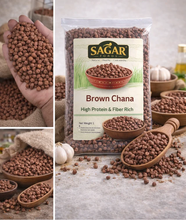 Desi Brown Channa / கருப்பு கொண்டைக்கடலை(500 Gram) (Kala Chana) 