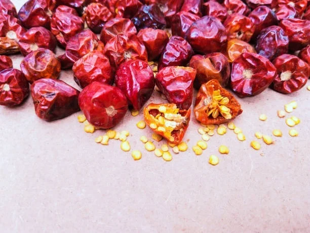 Round Dry Red Chilli / உருண்டை சிவப்பு மிளகாய் (200 g)