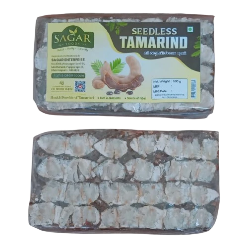 Tamarind Bar (Seedless) / புளி (விதை நீக்கப்பட்டது) 500Gram - 500Gram