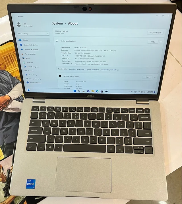 Used Dell Latitude 5420 Model || Core i7 || 11th Gen 