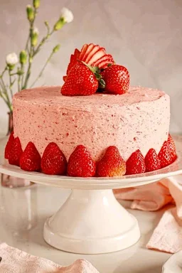 Strawberry Cool Cake (1/2Kg)