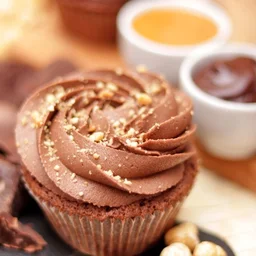 Slice Caramel Cupcake