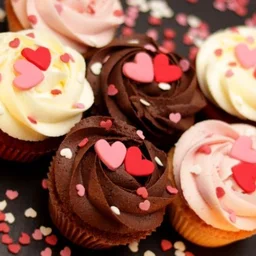 Slice Chocolate Cupcake
