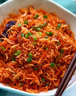 Chicken Double Egg Schezwan Rice Single Sv