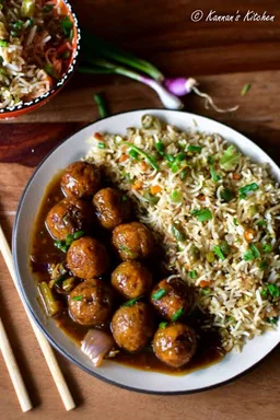 Egg+Veg Gobi Rice Single Sv