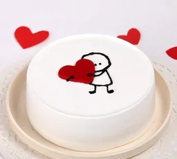 Vanilla 1/2 kg Veg Cake Delhi